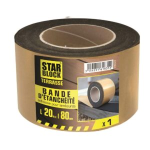 Meilleur prix Bande d'étanchéité adhésive pour lambourdes. Longueur 20m. en solde