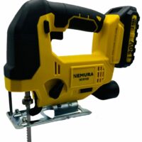 Scie Sauteuse sans fil 20V NEMURA + Batterie 2Ah + Chargeur rapide + Malette de Rangement