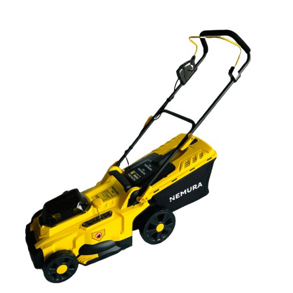 Tondeuse à batterie NEMURA 40V (2X20V) - Coupe de 37cm - Fonction ramassage et mulching