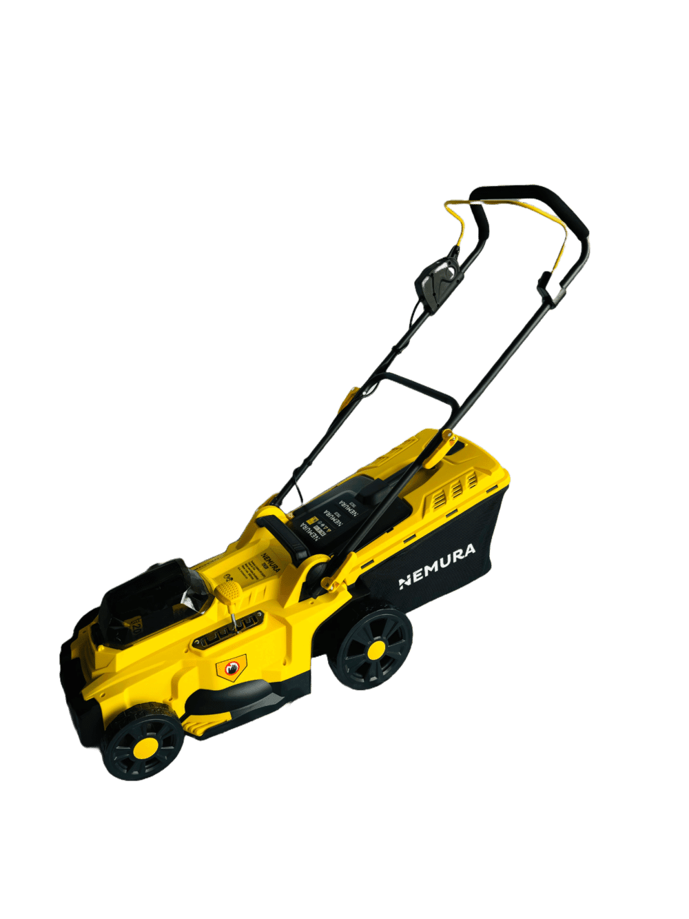 Tondeuse à batterie NEMURA 40V (2X20V) - Coupe de 37cm - Fonction ramassage et mulching