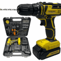 Pack 2 outils 20V - Perceuse Visseuse et Marteau Perforateur + 3 batteries + 2 mallettes de rangement + 2 Chargeurs