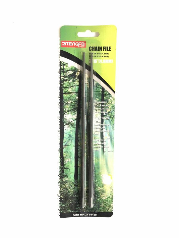 Lot 2 Lime D'Affutage Pour Tronçonneuse Ø: 4,8mm