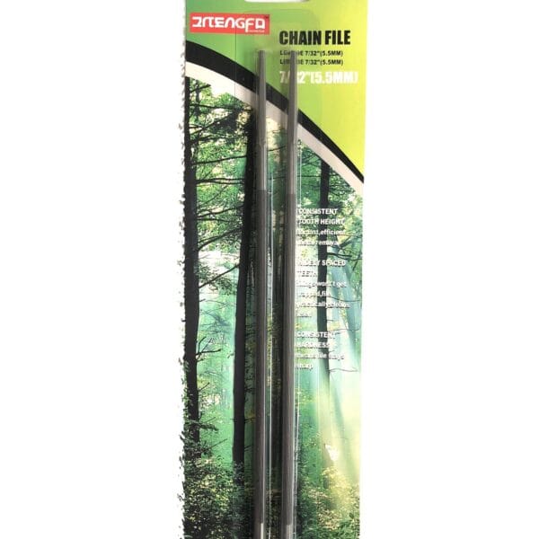 Lot 2 Lime D'Affutage Pour Tronçonneuse Ø: 5,5mm