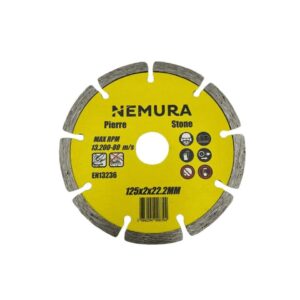 Disque diamant 125mm pour béton pierre et brique (125 X 2.0 X 22.2MM)