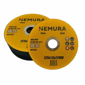 Lot de 25 disques à tronçonner pour meuleuse 125mm pour le métal (125 X 1.6 X 22.2MM)