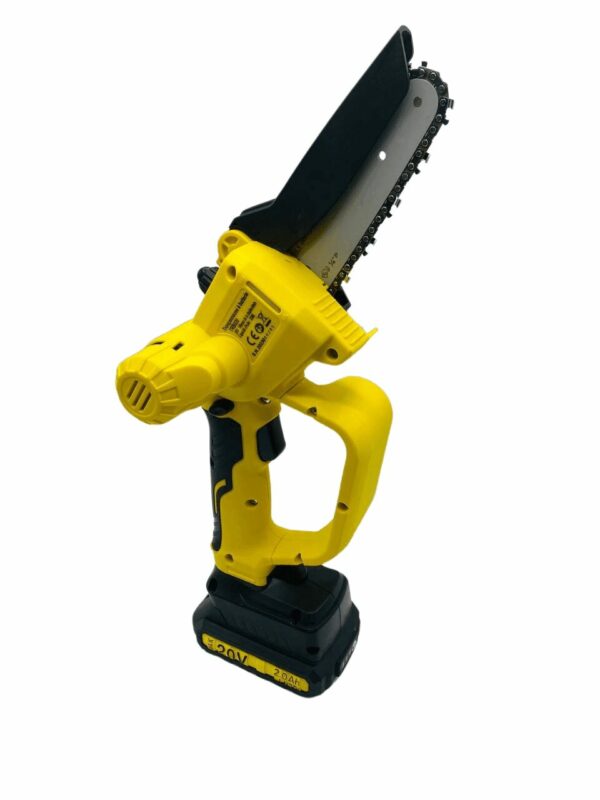 Mini Tronçonneuse sans fil 20V NEMURA – Coupe de 12,5cm + 2 Batteries 2Ah + Chargeur rapide