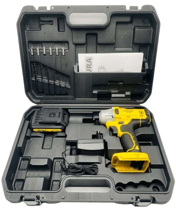 Pack 2 outils Visseuse à chocs et Marteau Perforateur NEMURA 20V + 2 batteries + Chargeur