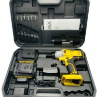 Visseuse à chocs sans fil NEMURA 20V + 2 batteries 2Ah + chargeur rapide + malette de rangement avec embouts