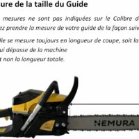 Chaîne de tronçonneuse - 56 Maillons - Pas 3/8LP - Jauge 0.50 (1.3mm) - Guide de 40 cm