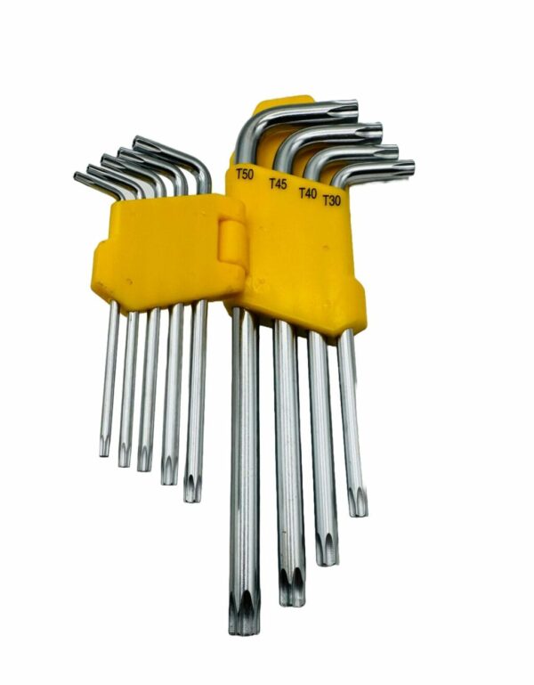 Coffret de 9 Clés Torx à double extrémité En Chrome Vanadium - Qualité professionnelle