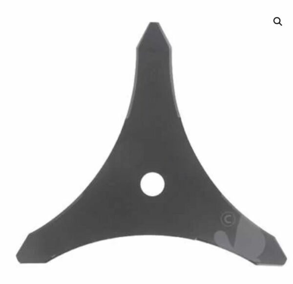 Lame professionnelle 3 dents Débroussailleuse – Coupe de 350mm, alésage: 25,4mm, épaisseur: 4mm
