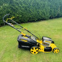 Tondeuse A Batterie 80V (2x40V) - Coupe 46cm - Autotractée + 2 Batteries 4Ah + Double Chargeur - Autonomie 500m2