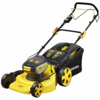 Tondeuse A Batterie 80V (2x40V) - Coupe 46cm - Autotractée + 2 Batteries 4Ah + Double Chargeur - Autonomie 500m2
