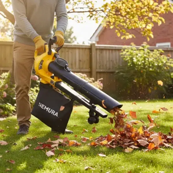 SA452_amb Souffleur / Aspirateur Broyeur De Feuilles 40V Nemura + Batterie 2Ah + Chargeur Rapide