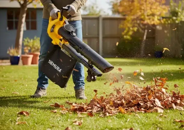 SA452_amb2 Souffleur / Aspirateur Broyeur De Feuilles 40V Nemura + Batterie 2Ah + Chargeur Rapide