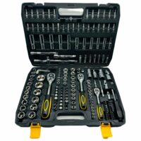 Coffret de 172pcs Douilles et Clés à Cliquet 1/4", 1/8" et 1/2" - Chrome Vanadium Haute Qualité