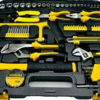 Malette A Outils Complète 168pcs - Douilles, pinces, tournevis, marteau, clés, scie, embouts