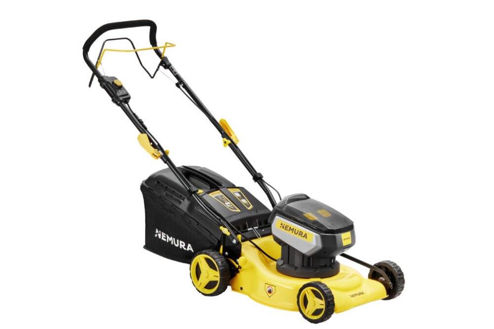 Tondeuse A Batterie 80V (2x40V) - Coupe 42cm - Autotractée + 2 Batteries 2Ah + Chargeur - Autonomie 250m2 – Image 2