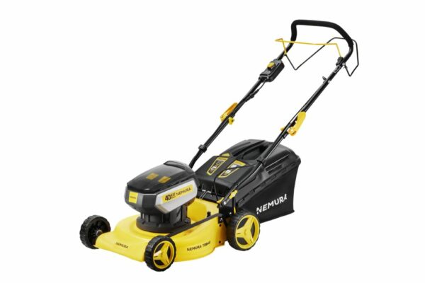 Tondeuse A Batterie 80V (2x40V) - Coupe 42cm - Autotractée + 4 Batteries 2Ah + Chargeur - Autonomie 500m2