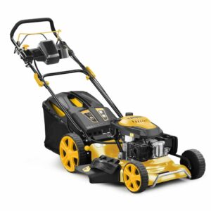 Tondeuse thermique tractée 196cm3 - Coupe 53cm + Démarrage Électrique + Variateur de Vitesse