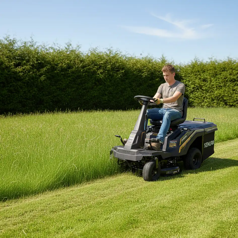 Tracteur tondeuse autoporté Nemura 223cc – Largeur de coupe 61 cm – Image 3