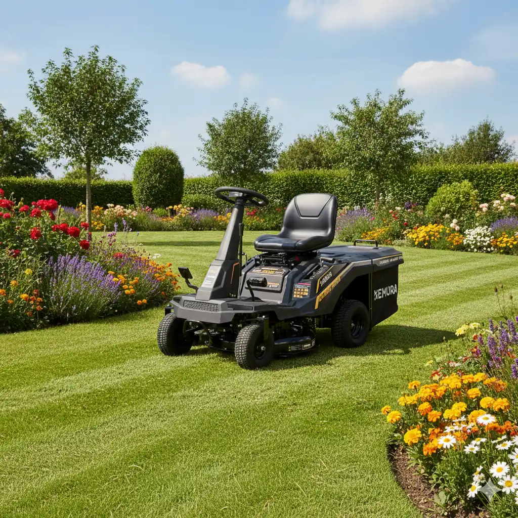 Tracteur tondeuse autoporté Nemura 223cc – Largeur de coupe 61 cm – Image 2