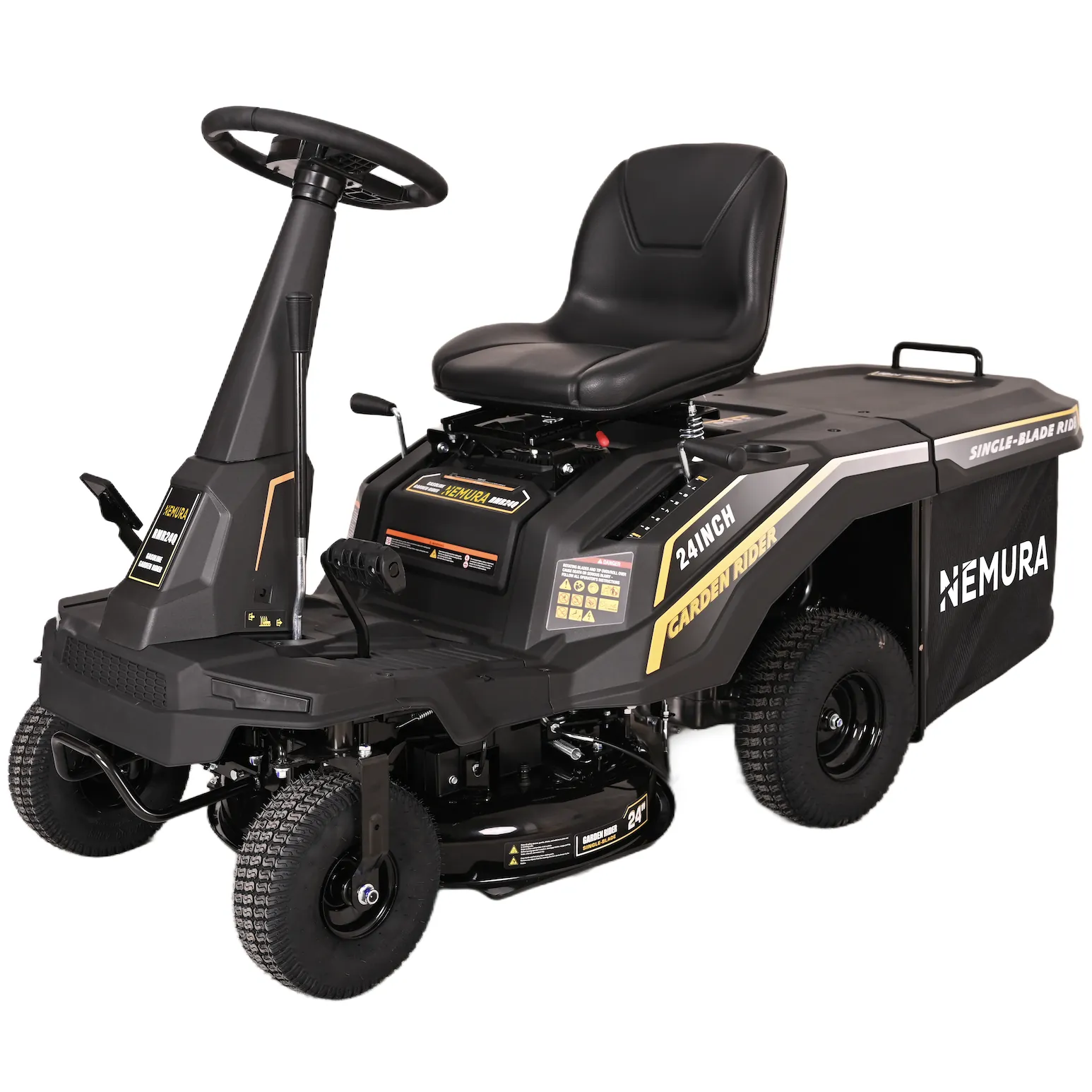 Tracteur tondeuse autoporté Nemura 223cc – Largeur de coupe 61 cm