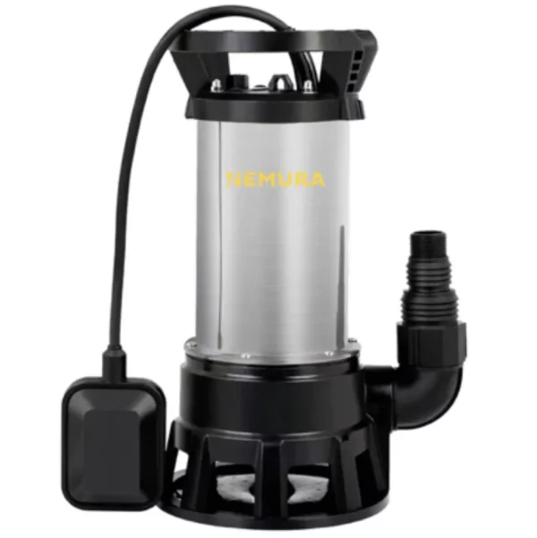 Pompe vide cave eaux chargées Inox 1100W Nemura – 20 000 L/h