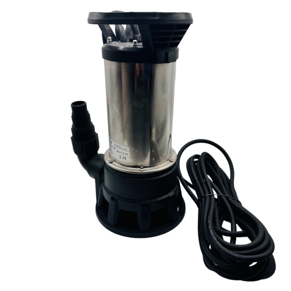 Pompe vide cave eaux chargées Inox 1100W Nemura – 20 000 L/h