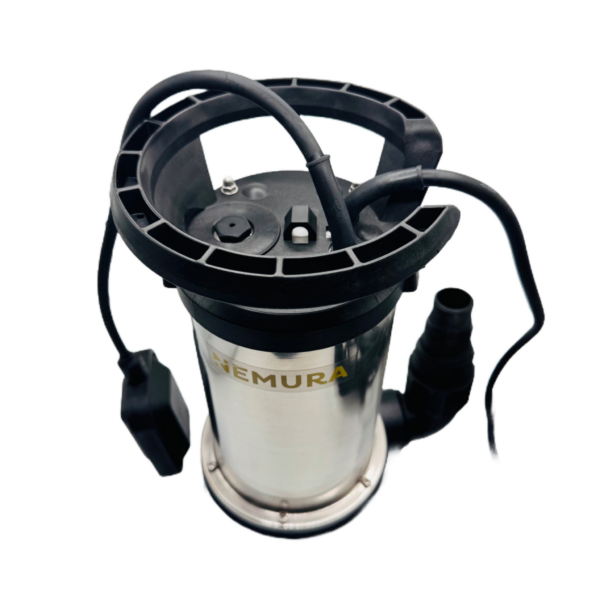 Pompe vide cave eaux chargées Inox 1100W Nemura – 20 000 L/h