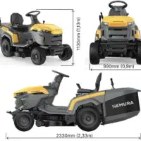 TT750_dimensions Dimensions du tracteur tondeuse autoporté Nemura 547cc – Largeur de coupe 95 cm