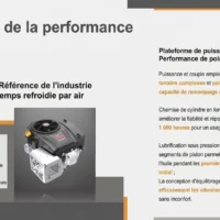 TT750_performance Brochure présentant les caractéristiques techniques du tracteur tondeuse autoporté Nemura 547cc