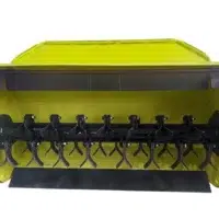 TF900_jaune_sous Tondeuse Débroussailleuse thermique à fléaux (couteaux) - Coupe de 90cm - Moteur 420cc