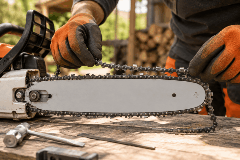 Inspection de chaîne de tronçonneuse (1)