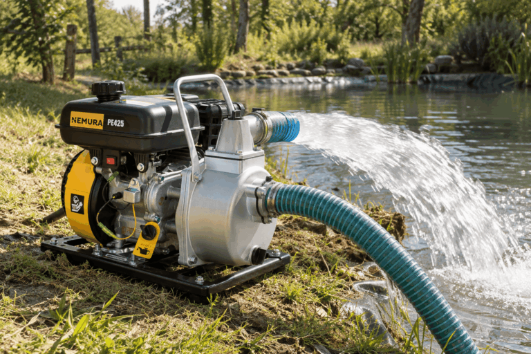 Pompe Nemura PE425 en fonctionnement (2)